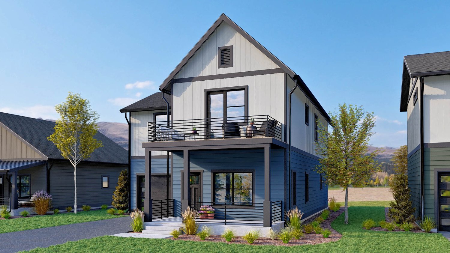 Torrey Home Rendering - New Homes For Sale in Fairplay CO - Village At Spruce Hill