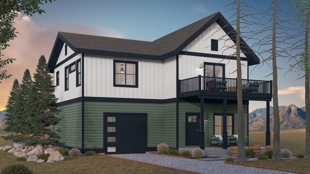 Harvard Home Rendering - New Homes For Sale Fairplay CO - Village At Spruce Hill